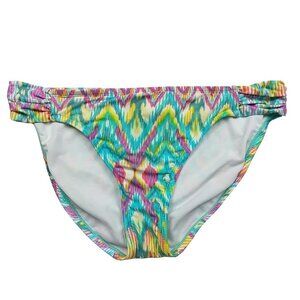 Kenneth Cole Reaction Beauty in Belize Swim Bikini XL Multicolor Aztec Tribal